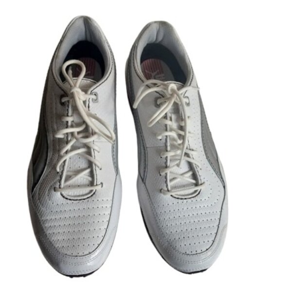 Puma Womens Cell Meio Running Sneakers White Low Top Lace Up 10 - Picture 2 of 6